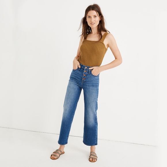 Madewell Denim - NWT Madewell Slim Wide-Leg Jeans Olympia Wash